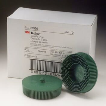 3M7526 Roloc Børste 75mm Grønn P-50