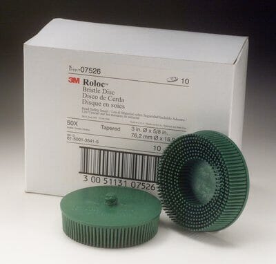 3M7526 Roloc Børste 75mm Grønn P-50