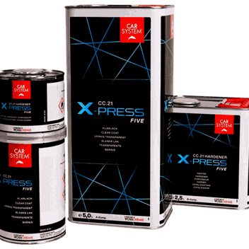 CC.21 X-press FIVE 2K Klarlakk A+B 1,5L