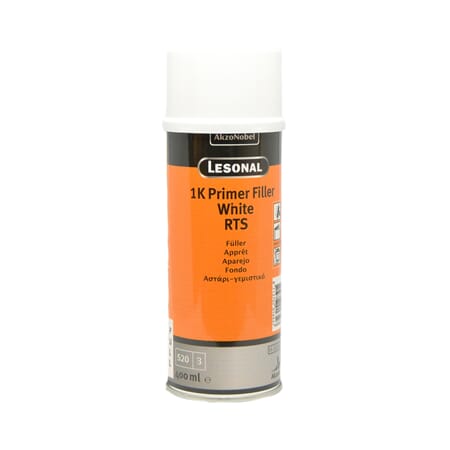 1K Primer Filler Hvit Spray 400ml (Lesonal)