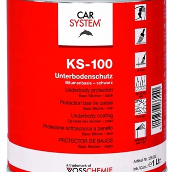 KS 100 Strykbar Understellmasse Bitumen Svart 1Kg