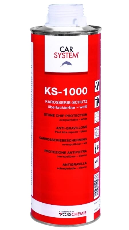 KS 1000 Steinsprut beskyttelse Svart 1L