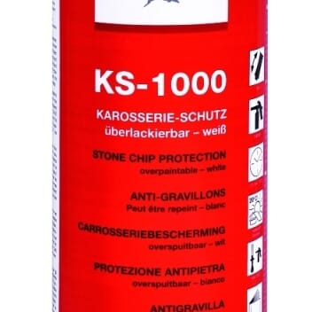 KS 1000 Steinsprutbeskyttelse Hvit 1L