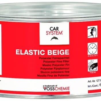 Elastisk Finsparkel Beige M/Herder 2Kg