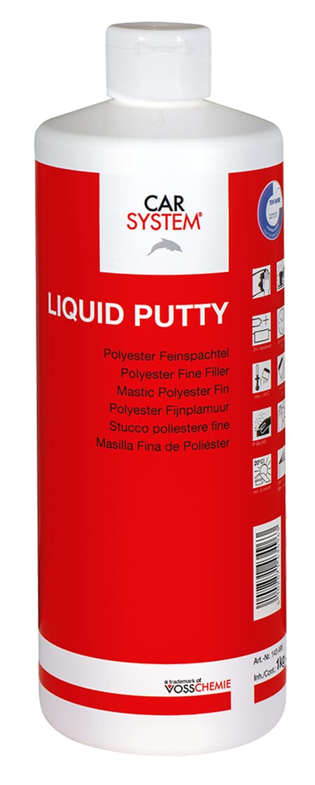 Liquid Putty Flytende Sprøyte sparkel M/Herder 1Kg