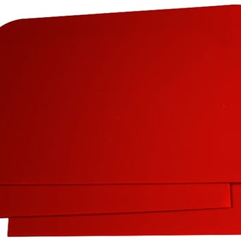 Plastikk Sparkel skjei 115x77mm Rød