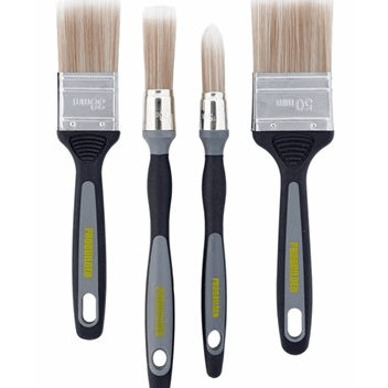 Penselsett a 4 stk Softgrip