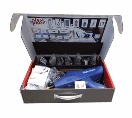 MIXPLAST Magic Stapler LI Ce Charger fully loaded kit.