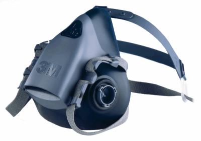 3M Halvmaske, Medium, 7502 silikon